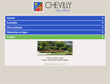 Tablet Screenshot of chevilly.fr